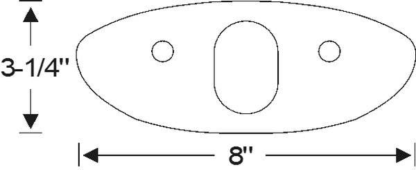 License Light Mounting Pad