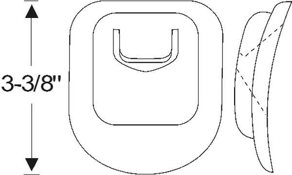 Rear Spare Wheel Carrier Seal