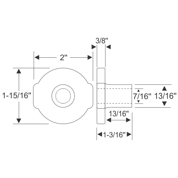 Body Mounting Pad - Upper