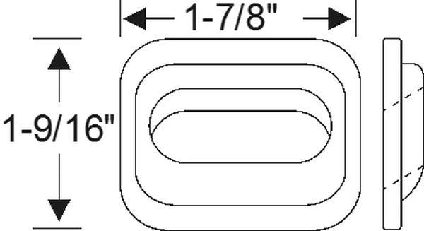 Cowl Drain Gutter Hose Grommet