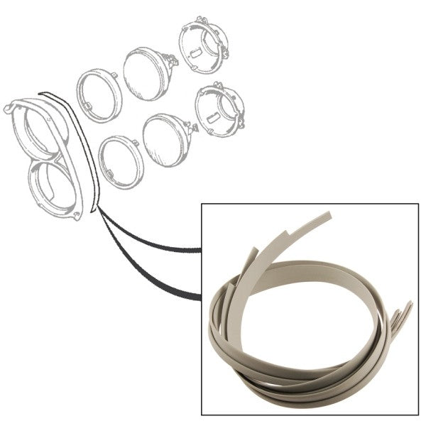 Headlight Door to Lens Seal