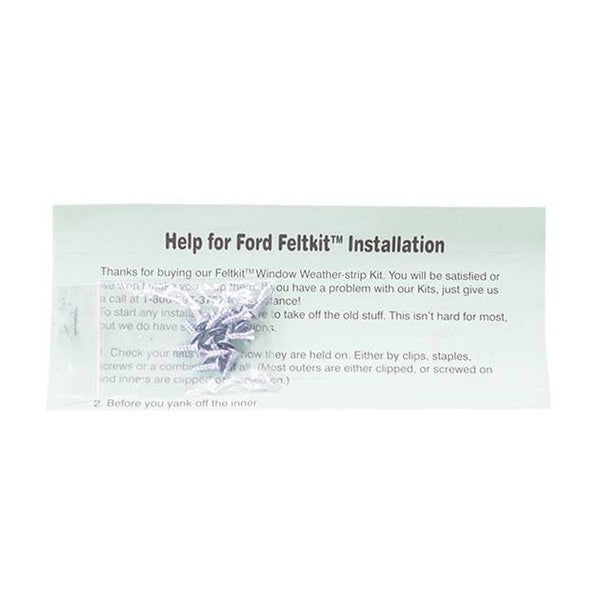 Window Felt Outer Beltline Weatherstrips