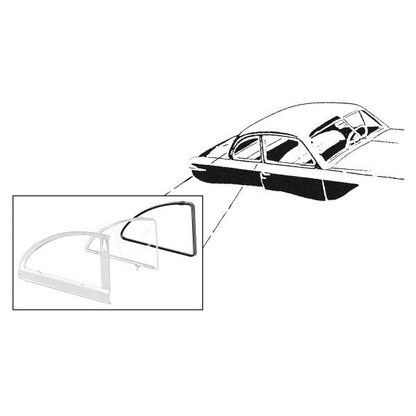 Rear Quarter Window Weatherstrips