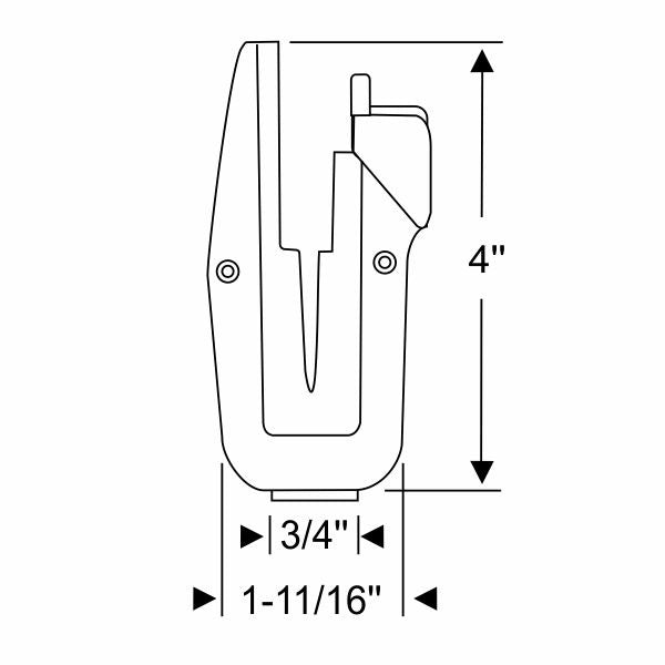 U Jamb Door Lock Pillar Filler