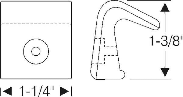 Trunk lock striker pad