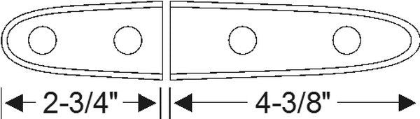Trunk Hinge Mounting Pad