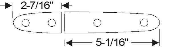 Trunk Hinge Mounting Pad