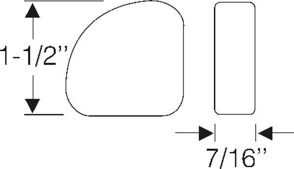 Rumble Seat Lid Corner Pad