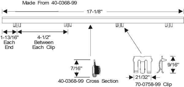 Beltline weatherstrip