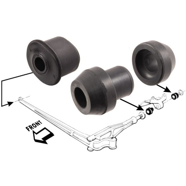Radius Arm and Axle Pivot Bushing Set