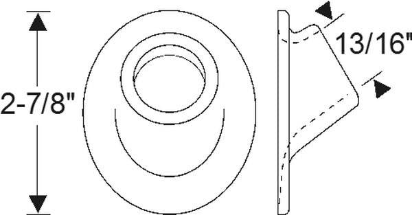 Side mount grommet