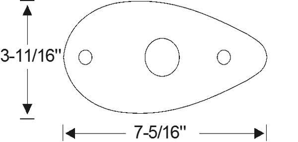Taillight Mounting Pad