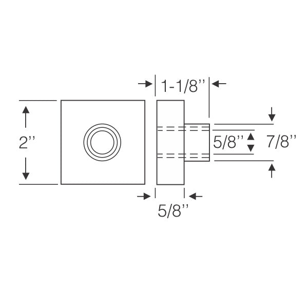 Bolt Insulator - Body Mounting Pad