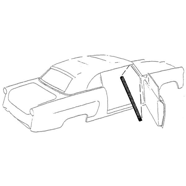 Hinge Pillar Weatherstrip