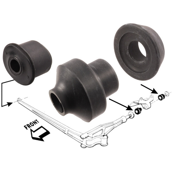 Radius Arm and Axle Pivot Bushing Set