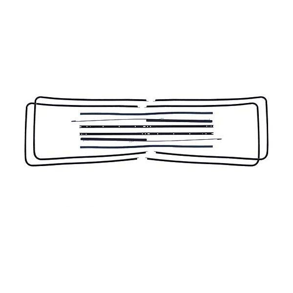 Rear Door Glass Run Channel Set