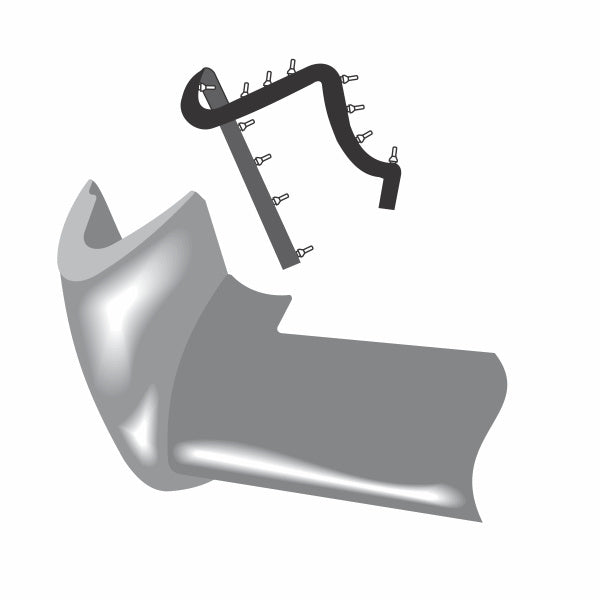 Rear bumper filler