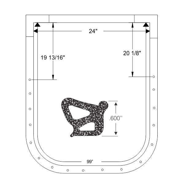 Rear Door weatherstrip