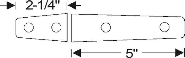 Trunk Hinge Mounting Pad