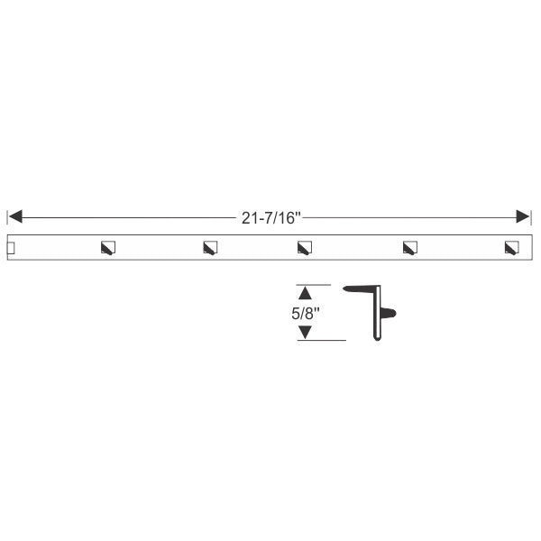 Outer Beltline Scraper Weatherstrips