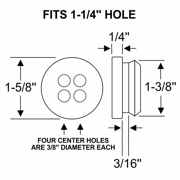 1-5/8" Firewall Grommet