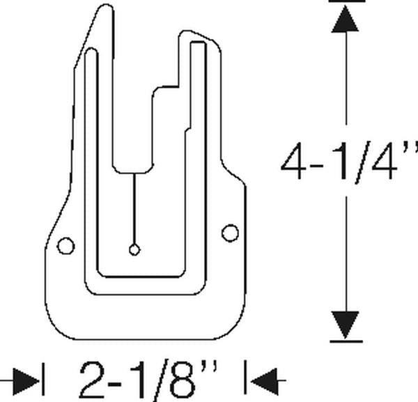 U Jamb Door Lock Pillar Fillers