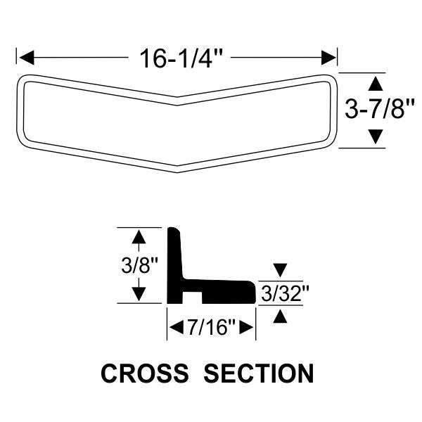 Cowl Vent Gasket