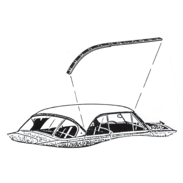 Hardtop Roof Rail Weatherstrip
