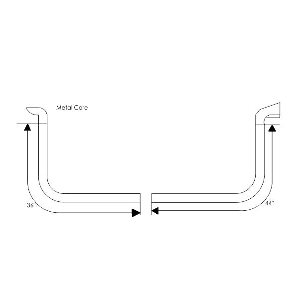 Rear Door Weatherstrip Set