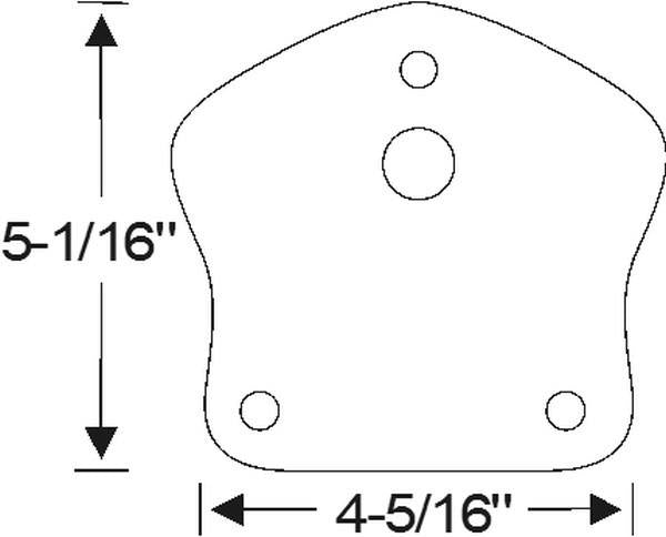 License Light Mounting Pad