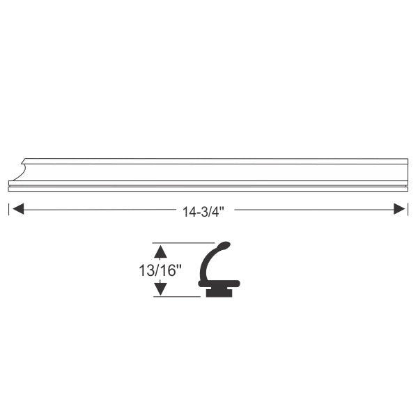 Side Window Vertical Leading Edge Weatherstrips