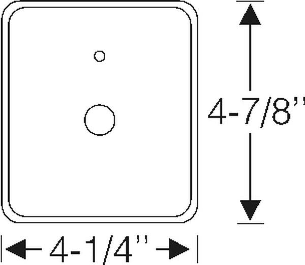 Rumble Seat Step Mounting Pad