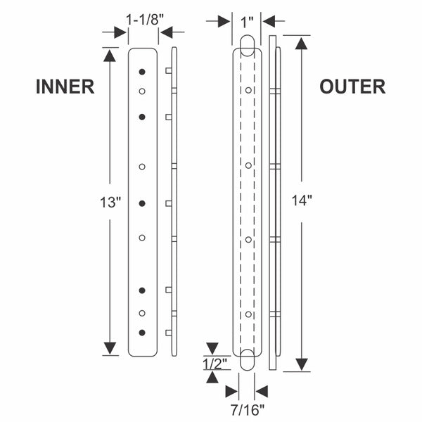 Windshield Division Bar Gasket