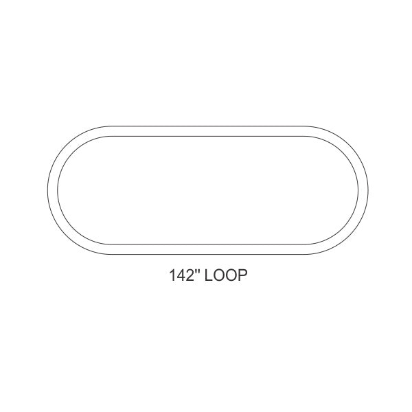 Rear Window Gasket with Groove