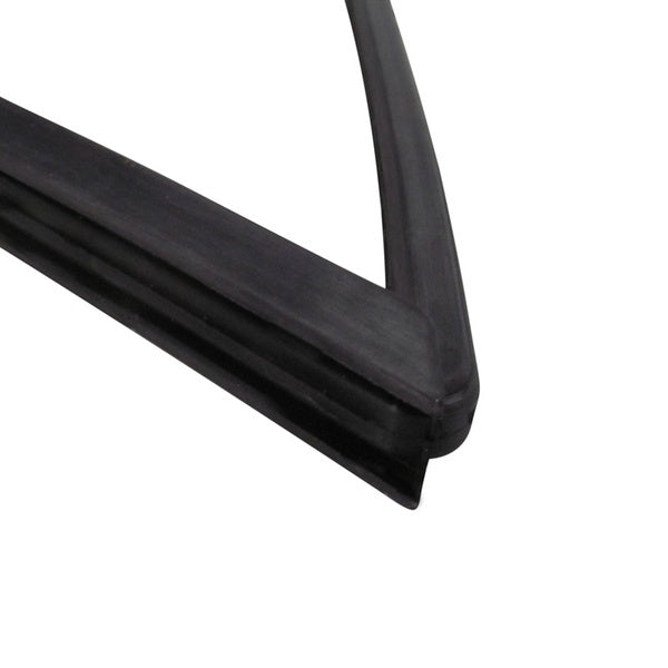 Rear door stationary window weatherstrip