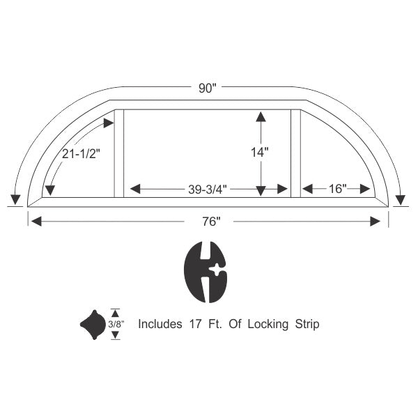 Rear Window Gasket Set