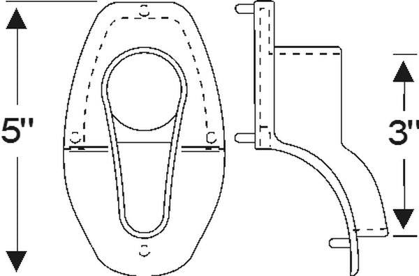 Steering Column Grommet - Brown
