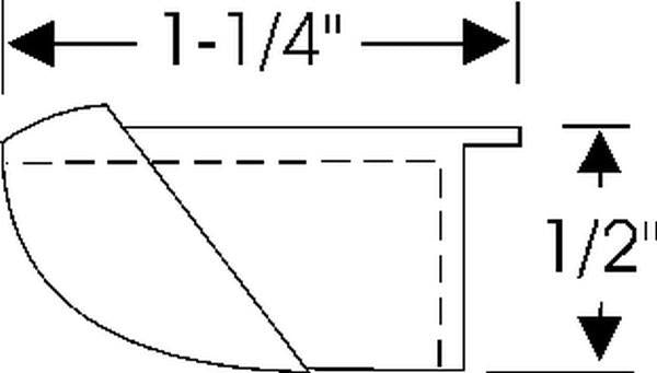 Run Channel Upper Bumper