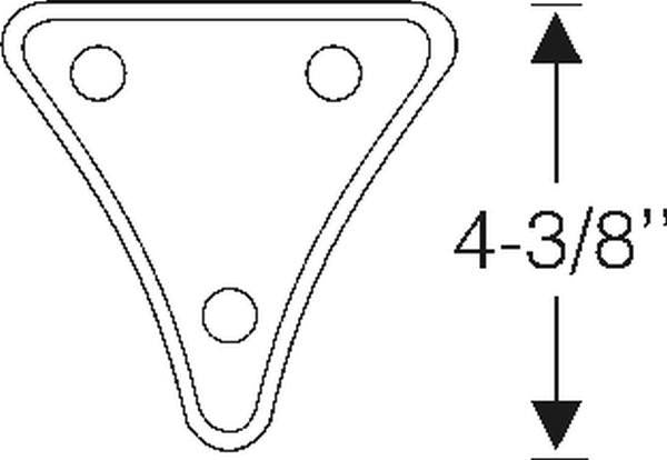Rumble Seat Step Mounting Pad