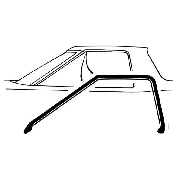 Hardtop Roof Rail Weatherstrips