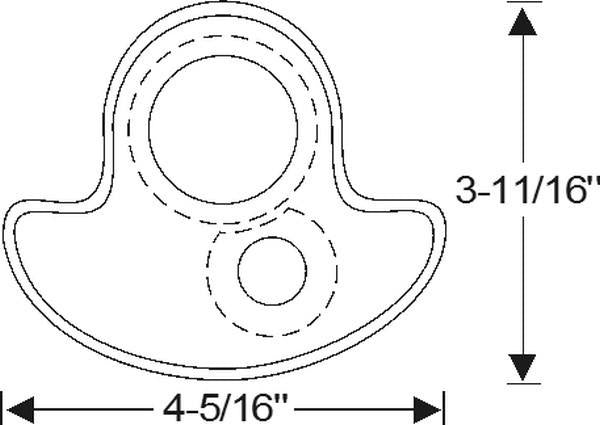 Steering Column Floorplate Retainer - Black