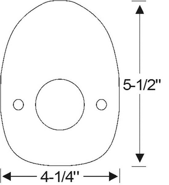 License Light Mounting Pad