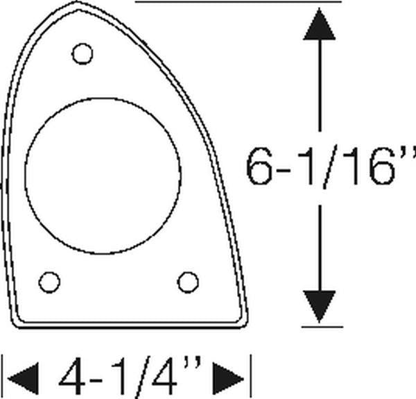 Air Intake Scoop Mounting Pad