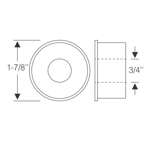 Rear Leaf Spring Eye or Shackle Bushing