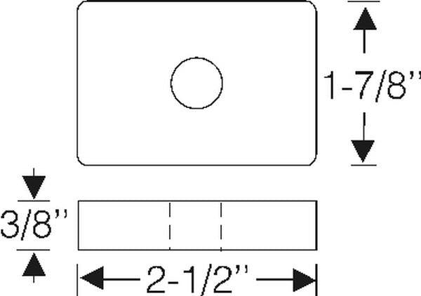 Body Sill Shim - Body Bolt