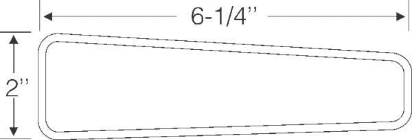 Taillight Lens Gaskets - In Fin