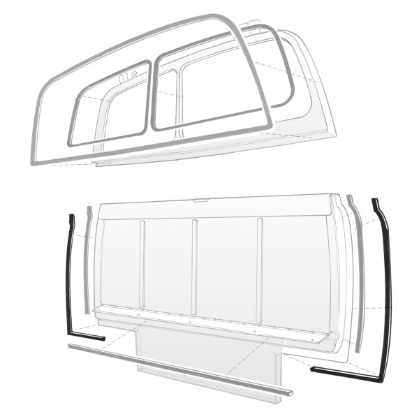 Tailgate Sides and Bottom Weatherstrips