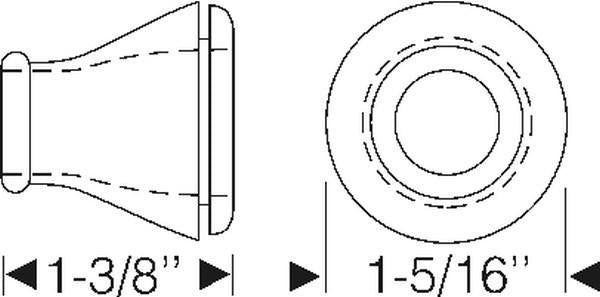 Side Mount Spare Wheel Grommet