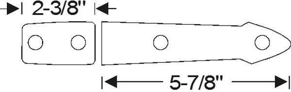 Trunk Hinge Mounting Pad