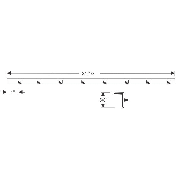 Outer Beltline Weatherstrip